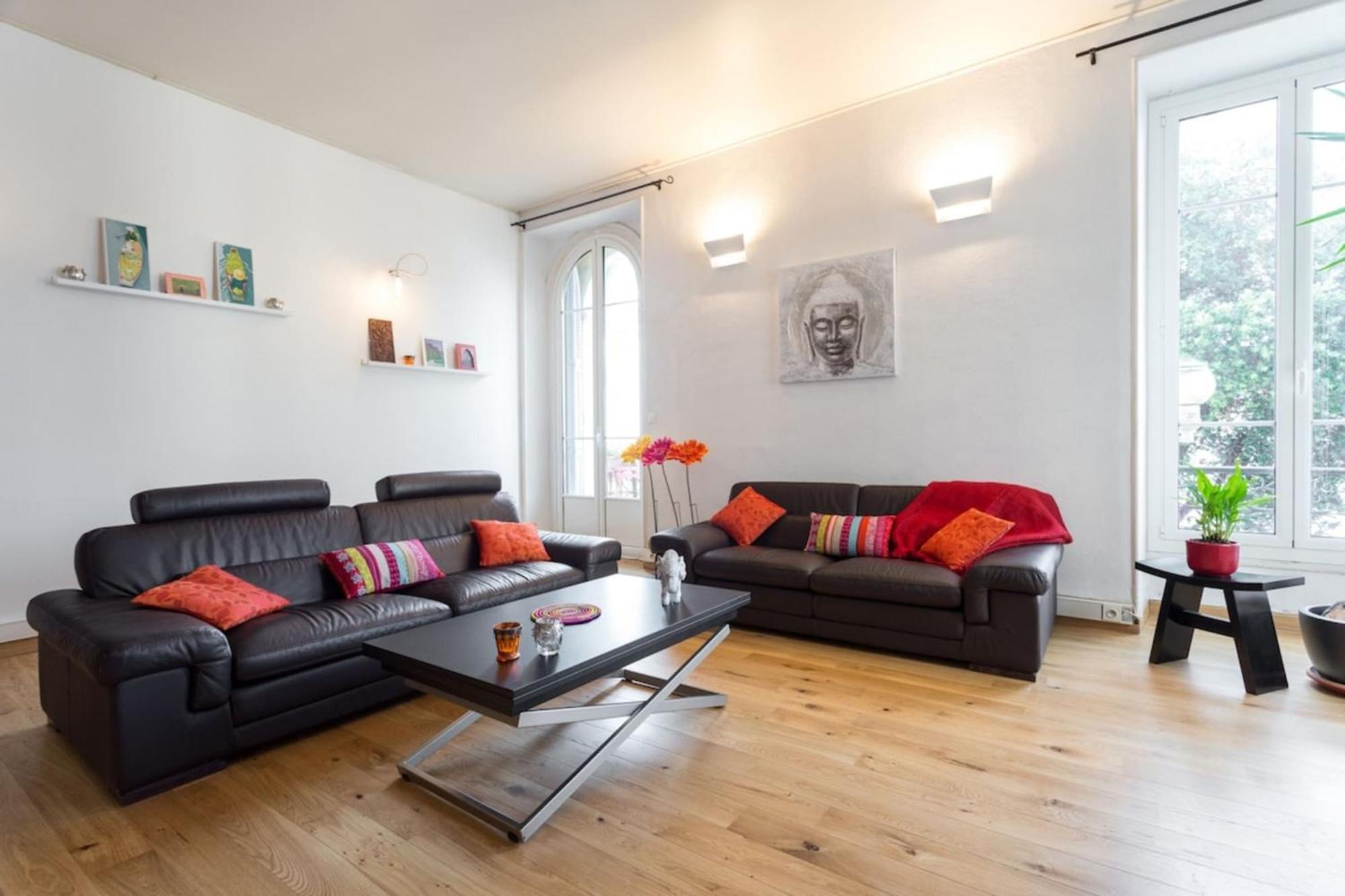 Etats Unis 892 - Spacious Flat On Sea Front Wac นีซ ภายนอก รูปภาพ